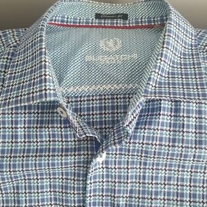 Men's long sleeve Bugatchi button down shirt